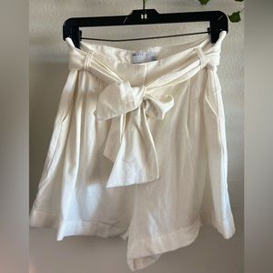 ASOS Design White Linen Shorts